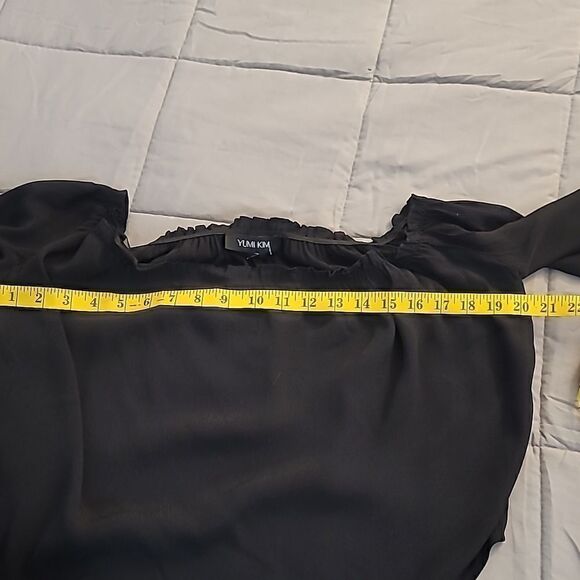 Yumi Kim Black Off the Shoulder Top - Picture 8 of 10